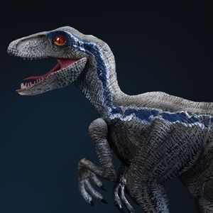 仿真恐龙玩具模型电影同款 塑胶布鲁迅猛龙霸王龙巨兽龙儿童玩具