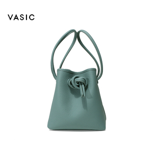 VASIC中号Bond Mini手提包绳结包 高级小众凯特周 水桶包皮质女包