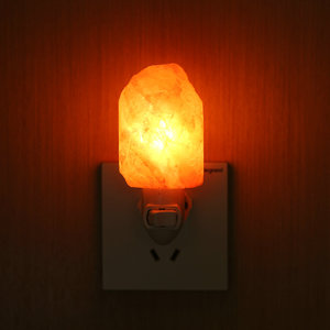 喜马拉雅小壁灯盐灯水晶盐天然矿物岩石灯节能夜灯喂奶卧室床头灯