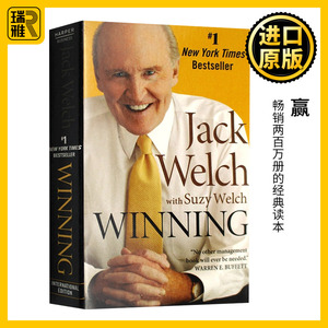 Winning 赢 英文原版经济管理书 Jack Welch 杰克韦尔奇自传 通用电气CEO 英文版进口英语书籍