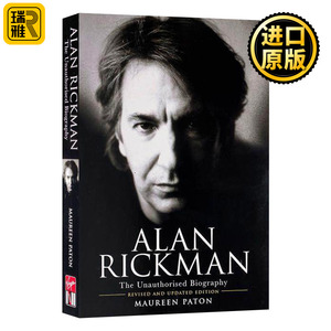 艾伦里克曼传记 英文原版 Alan Rickman The Unauthorised Biography 英文版 Maureen Paton 进口英语原版书籍