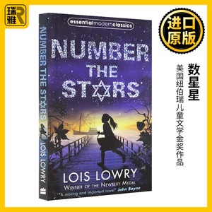 数星星 英文原版Number the Stars纽伯瑞金奖 儿童文学小说 记忆传授人The Giver作者洛伊丝劳里Lois Lowry青少年读物进口英语书籍