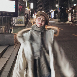 林诗琦 冬季新款韩版学生加厚中长款棉服女… 全新，吊牌在 不