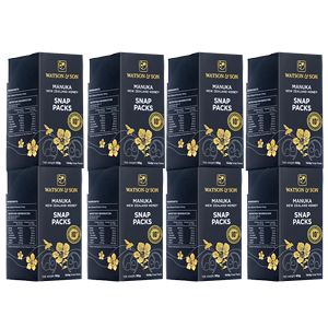沃森新西兰进口蜂蜜小包装8盒装96条蜜麦卢卡10+便携独立咔嚓蜜