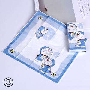 多啦A梦图案印花纸巾卡通小包便携式彩色手帕纸创意餐巾纸10包/条