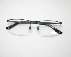 深圳工厂订单亚洲版商务眼镜框R&B 6281半框眼镜架