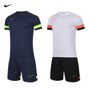 Nike耐克足球服套装男短袖速干足球衣团购比赛训练队服定制印字号