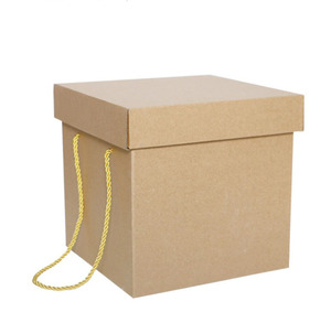 折叠牛皮纸盒子礼品盒喜糖盒正方形零食大号超大包装盒年货礼盒