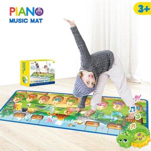 跨境儿童动物音乐毯爬行垫跳舞亲子多功能电子脚踏琴游戏钢琴垫