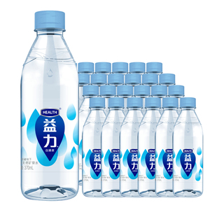 益力饮用天然矿泉水370ml*24瓶小瓶装饮用水 整箱装