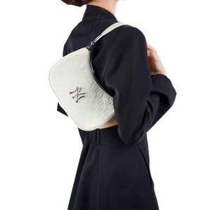 MLB官方正品 女士包包复古老花腋下包休闲斜挎包时尚潮百搭单肩包