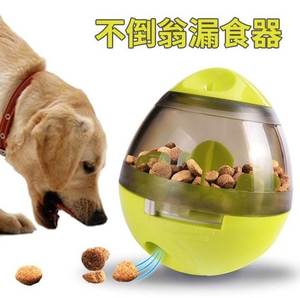 狗狗漏食球玩具宠物益智不倒翁装狗粮泰迪漏食器中型大型犬慢食器