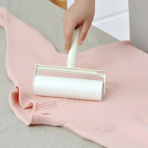日本粘毛器粘尘纸滚刷吸粘毛去除毛器可撕式衣物衣服黏沾毛器滚筒