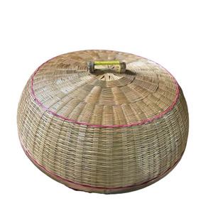 纯手工竹编剩饭罩圆形菜罩盖菜罩家用防蚊虫饭菜罩食物罩