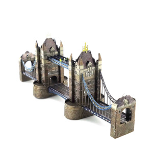 狂模 伦敦塔桥 金属拼装模型3D立体拼图