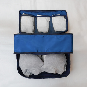 旅行双层内衣服收纳包伸缩包大容量幼儿园儿童宿舍衣物分类整理袋
