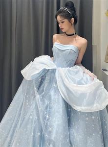 万圣节六一白雪公主裙灰姑娘cosplay辛德瑞拉仙蒂大人派对礼服装