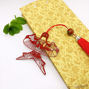 【纸鸢】中国风古典纸鸢创意风筝不锈钢金属定制礼品商务书签