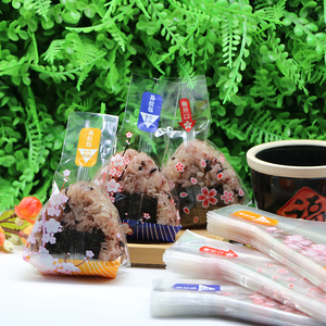 三角饭团包装袋防雾饭团袋子日式海苔紫菜包饭团包装纸寿司打包袋