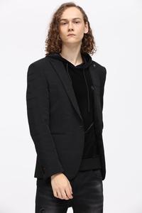 利家春季新款单西-黑色（18QDX441SA单衣西服外套男时尚高端潮流