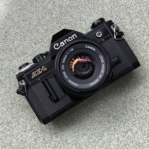 Canon/佳能 AE-1 ae1 50mm F1.8镜头 135中古机械高颜值胶卷相机