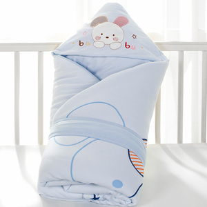 婴儿抱被新生儿包被春秋冬季初生宝宝用品加厚保暖被子包巾可脱胆