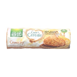 【5包包邮】西班牙进口 谷优高纤维燕麦饼干玉米味265g