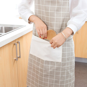 家用厨房做饭韩版时尚防水防油工作围裙男式女式成人可爱罩衣围腰
