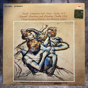 拉威尔 达芙妮与克罗伊管弦乐组曲 鲁塞尔 马蒂农指挥RCA黑胶 LP