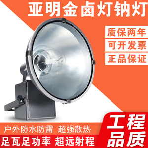 上海亚明400W250W1000W投光灯金卤灯高压钠灯户外灯防水聚光射灯