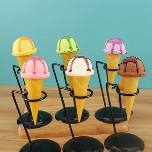 仿真冰淇淋模型网红冰激凌拍摄道具蛋筒甜筒装饰食物摆件商用展示