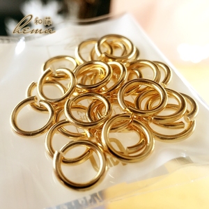 日本贵和kiwa开口圈铜镀金挂圈diy饰品配件超全型号原装流苏耳环