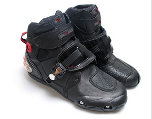 新款包邮SAIDAO摩托车靴子赛车防摔鞋户外骑行防护鞋防水耐磨防滑