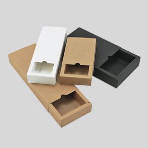 牛皮纸盒抽屉盒定制 饼干烘焙折叠礼品盒子 印刷定做零食包装礼盒