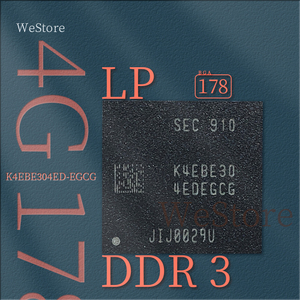 K4EBE304ED-EGCG 178球LPDDR3 4G苹果笔记本1708板载内存芯片颗粒