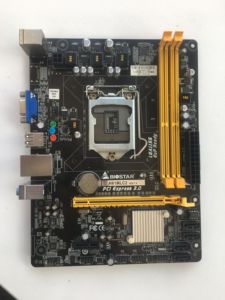 BIOSTAR/映泰 H61MLC2主板H61支持1155针DDR3内存测试发货