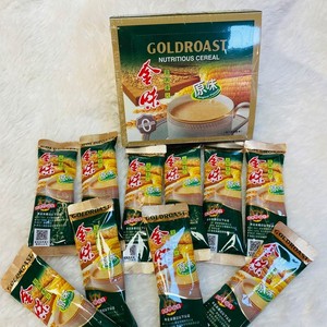 金味营养麦片原味320g盒装即食强化钙营养燕麦冲饮早餐速食代餐