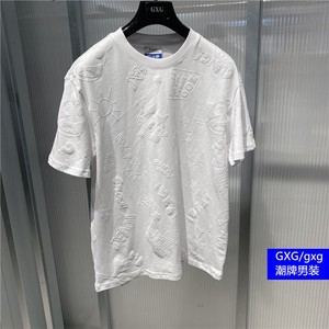 GXG男装专柜夏季新款时尚短袖T男潮体恤上衣 1440375C/1440431D