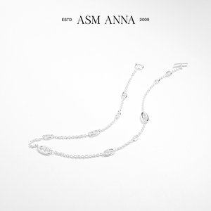 ASM ANNA/9.1 银饰猪鼻子长项链毛衣链Gao级A2308ASP088