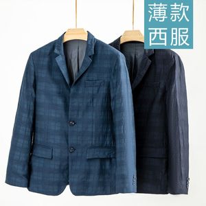 清仓轻薄款天丝面料西服 男青年商务休闲便装单西西服