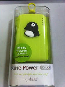 清库 BONE 9000毫安移动电源充电宝 iPhone11 XS PRO MAX