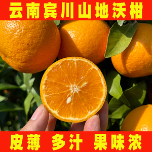 云南特产水果产地直销现摘宾川沃柑新鲜橘子多汁3斤5斤8斤皮薄