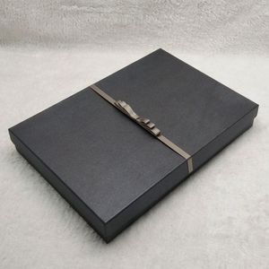 高档超大长方形西装包装盒定做黑色礼品盒相册衬衫礼物盒婚纱盒