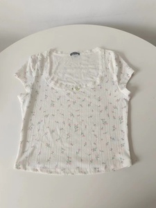 P14【精品单】女士棉质T恤春季新款女装简约复古纯色修身显瘦短袖