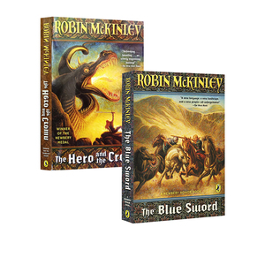 预售 英文原版 The Blue Sword/The Hero and the Crown 蓝宝剑/英雄的皇冠 2册 Robin Mckinley 纽伯瑞银奖小说