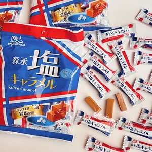 冲量特价包邮日本Morinaga森永岩盐味太妃糖草莓抹茶味牛奶糖喜糖