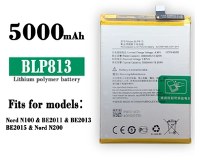 适用于OPPO 1+Nord N100 1+ OnePlus Nord High BLP813手机电池