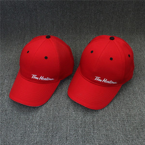 外贸好货春夏季鸭舌帽男女棒球帽遮阳帽子正红色大码运动旅游吸汗