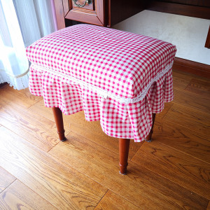 定制布艺类凳套化妆凳床方凳木凳餐桌罩椅桌钢琴凳套子ZJO头柜罩