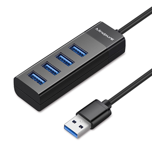 禄讯 USB 3.0 HUB集线器 4口 USB扩展器 4口集线器 电脑接口增加